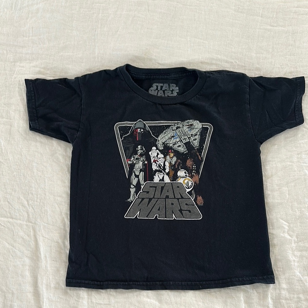 Star Wars Black Graphic T-Shirt 6 7